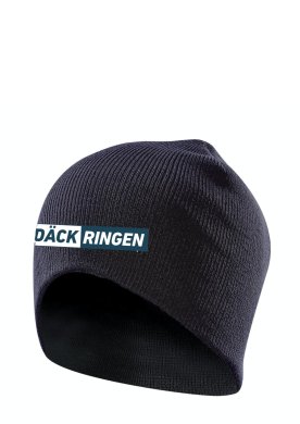 Stickadmössa Däckringen, marinblå