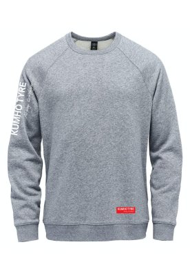 Sweatshirt Kumho, gråmelerad