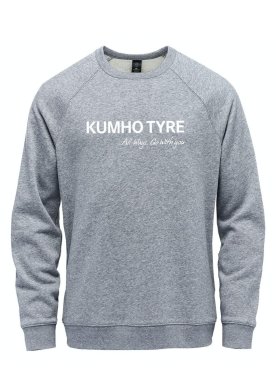 Sweatshirt Kumho, gråmelerad