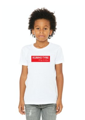 Barn t-shirt Kumho, vit
