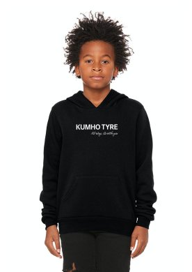 Barn hoodie Kumho, svart