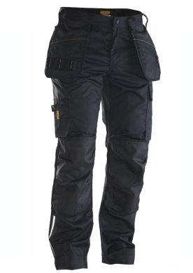Hantverksbyxa stretch Alutec, svart