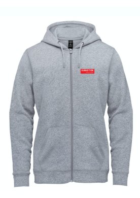 Hoodjacka Kumho, gråmelerad