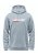 Hoodie Alutec, gråmelerad