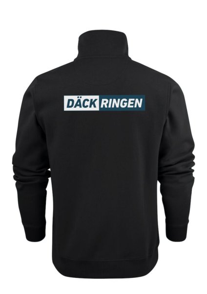 Zoom bild av Sweatshirt med krage Däckringen, svart
