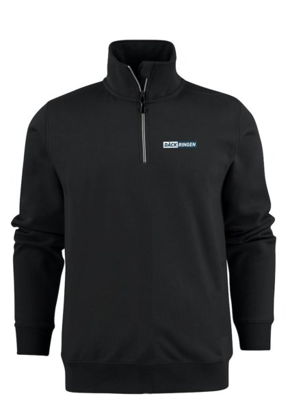 Zoom bild av Sweatshirt med krage Däckringen, svart