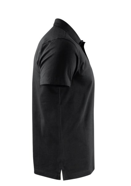 Zoom bild av Premium stretch piké Däckringen, svart