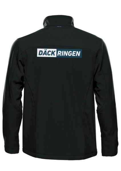 Zoom bild av Softshelljacka Däckringen, svart