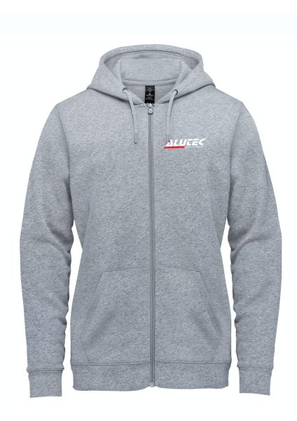 Zoom bild av Hoodjacka Alutec, gråmelerad