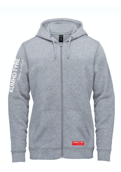 Zoom bild av Hoodjacka Kumho, gråmelerad